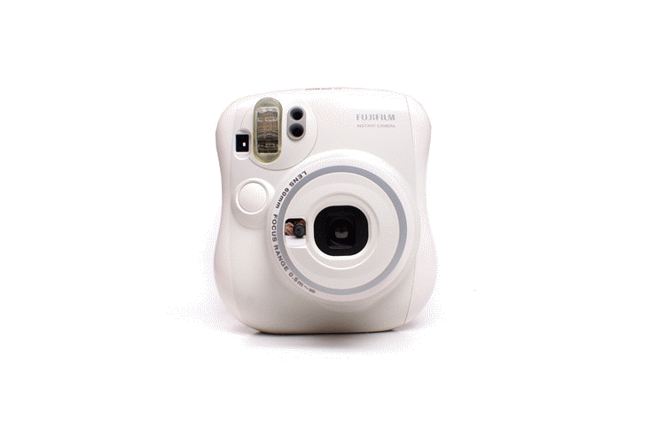 拍立得instax mini25白色相机套装 一次成像立拍得lomo胶片