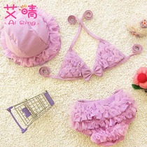 1-3 years old Korean Princess split baby girl cute Korean baby bikini three-piece swimsuit