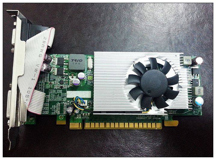 2手拆机品牌机显卡宝龙达bd3a26 pcp gt420 1g 128b 刀卡vga hdmi