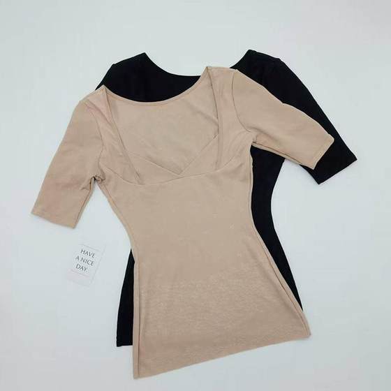 Short-sleeved upper body shaping jacket without marks and abdomen and chest support top tucked waist and beautiful back cautious body shaping underwear
Short-sleeved upper body shaping jacket without marks and abdomen and chest support top tucked waist and beautiful back cautious body shaping underwear