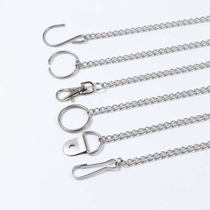 304 stainless steel chain hanging plate chain advertisement listed hanging chain poster hanging chain fluorescent lamp hanging chain 1 6mm coarse