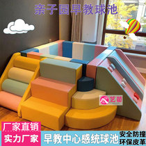 Ocean ball pool playground Indoor childrens paradise Inkjet software Sand pool fence Early education parent-child kindergarten software