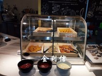 Countertop hot style squid crisps with front and rear doors Portuguese tart insulating box fried chicken nuggets electric hot crisping cabinet