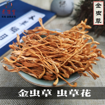 Cordyceps flower dry goods super wild soup material ingredients health pupae Jinbei large spore head 500g Guangdong