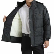 Áo khoác cotton nam cộng với đệm nhung phù hợp với mùa thu và mùa đông