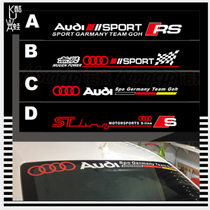 Suitable for Audi new A4L front windshield sticker A6L A3 A5Q3Q5 modified Q7 car sticker S3S4 RS4
