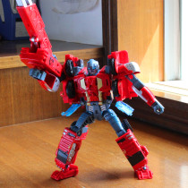 Deformed toy King Kong 4 Wei will fire Zun will die alloy body ambulance crane motorcycle excavator fire truck area model