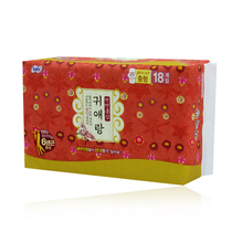 Gui Ailang (formerly Gui Ai Niang) Red Ginseng Chinese herbal sanitary napkin 25cm daily use soft aunt towel imported from South Korea