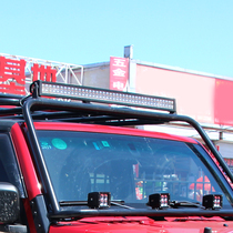 Suitable for LED long strip spotlight modified off-road light headbar light modified top strip light Net Light