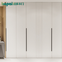 Baipai modern whole wardrobe custom bedroom flat door open cloakroom wardrobe design and decoration custom