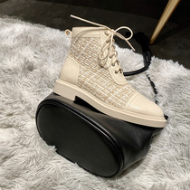 Mako Net red Martin Boots Womens Shoes 2021 New Autumn and Winter Joker British Style Slim Plus Short Boots Women Boots