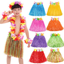 Hawaiian hula skirt adult marriage spoof seaweed dance costume costume costume childrens suit kindergarten