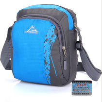 Outdoor leisure sports womens bag Travel crossbody bag Waterproof nylon cloth bag One shoulder oblique cross bag mens small backpack