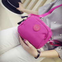 Korean version 100 Lap Girl Bag Casual Single Shoulder Diagonal Satchel nylon Mini Canvas Small Bag Sport Wind Hit and Female Bag Tide