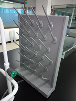 Laboratory PP drip rack glass beaker vessel test tube cleaning drying rack 27 stick drain rack test bench accessories