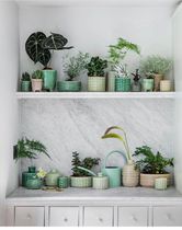 Outlet Nordic Tail Single Handmade Flower Pots Lone Relief Ice Cracked Ceramic Designer Green Implanter