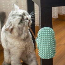 Pet cat supplies corner rubbing device rub itching massage comb cat toy teasing cat stick cleaning supplies combing hair
