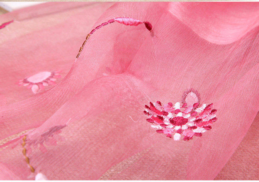 丝巾春夏百搭桑蚕丝羊毛围巾欧根纱空气感丝巾 今夕何夕