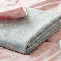 Microflaw treatment summer thin cotton gauze towel covered by single double lunch break air conditioning blanket