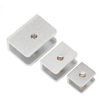 Space aluminum glass clip holder glass clip clip laminated plate clip fixed clip glass holder 5 gold accessories 8-18