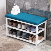 Changing Shoe Stool Home Bed Tail Shoe Stool Storage Sofa Stool Rectangular Resting Doorway Storage Stool Multi-Layer Shoe Rack