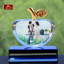 Crystal apple ball dream twelve constellations ornaments male send female friends Tanabata Valentines Day safe Birthday gift