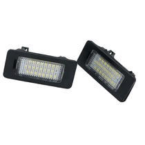 Suitable for Volkswagen 10-12T4 90~03 93-04 license plate light 24LED white light black frame 2