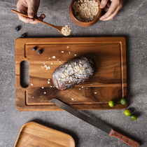 Thailands Siusi wood chopping block solid wood is not easy to crack and anti-mildew sleepy and sleepy and sleepy