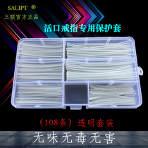 Ring transparent sleeve Heat Shrinkable tube environmental protection insulation sleeve fixed opening ring special tube