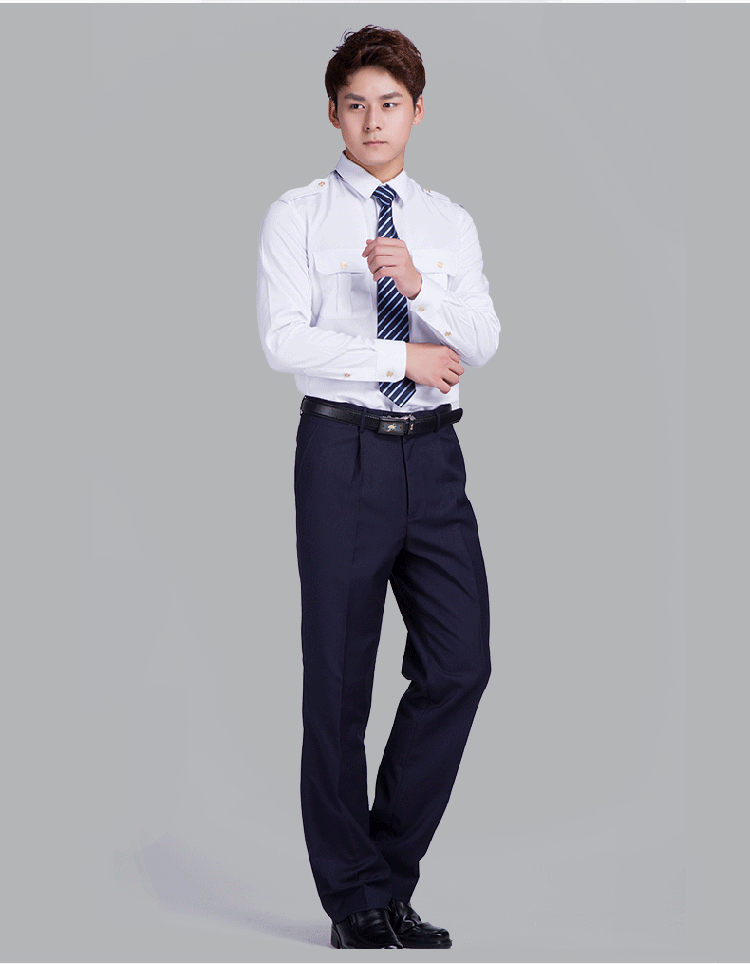 新款航空制服空少制服马甲衬衫西裤飞行员服套装男工服