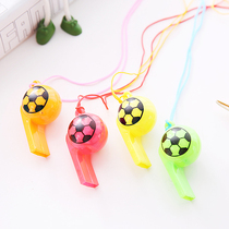 Cartoon Plastic Mouth Whistle Children Small Toys Nostalgia For Soccer Whistles Fan Games Blow Whistle Baby