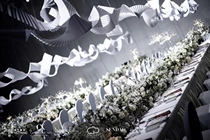 Hongling wedding props background decoration handmade corrugated origami road guide ceiling decoration creative product ornaments