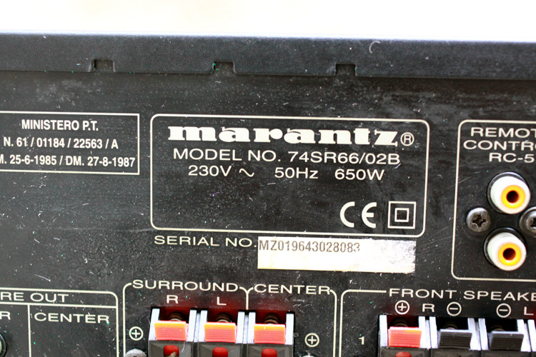 日本原装 成色好 马兰士 sr-66 家庭影院5声道二手功放 av功放