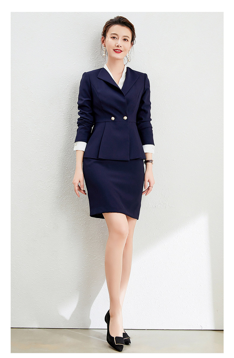 职业装西装空姐制服套装女时尚正装ol气质工装高端培训讲师工作服