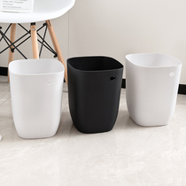 Trash can Household plastic living room wet and dry classification creative paper basket Toilet Bathroom Kitchen bedroom Bedroom without lid