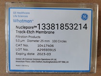 WHATMAN 5um Polycarbonate PC Membrane 110613 Nuclepore Trace Etching Filter Membrane 25mm