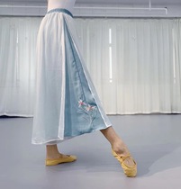 (Little shadow dance self-owned shop)Little shadow knows the same double-layer wide-leg pants and pants