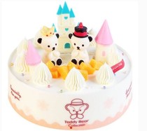 E-coupon Qingdao Danxiang new childrens birthday cake coupon 8 inch teddy bear paradise 169 yuan creamy milk