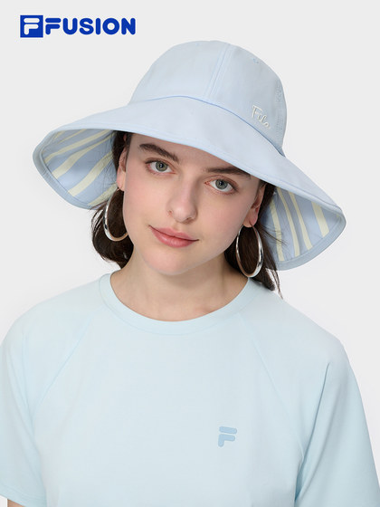 Fila Fusion Fila Cloud Girls 'Round Hat 2025 Summer New Sunscreen Fisherman's Hood Basin Hat Upf50+ Fila Fusion Fila Cloud Girls 'Round Hat 2025 Summer New Sunscreen Fisherman's Hood Basin Hat Upf50+