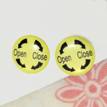 Custom bathroom faucet logo Crystal drop plastic self-adhesive 3M crystal drop glue electronic and electrical commercial vehicle calibration customization