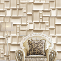 3D fashion modern solid geometric abstract door frame picture frame gray wallpaper home Hall sofa wallpaper background wall