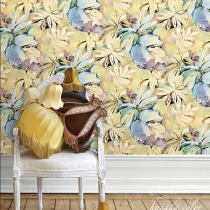 Abstract sketch American pastoral flower wallpaper AB with wallpaper living room bedroom wallpaper film and television wallpaper