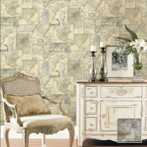 European and American map wallpaper world map nautical chart wallpaper youth room American country boy room background wall