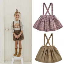 Spot Louise misha 20 autumn winter New products Children girl embroidery braces for dress