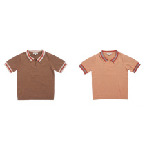 Spot Caramel 20 Spring Summer New Products Children Girl T-shirt Short Sleeve Polo Shirt
