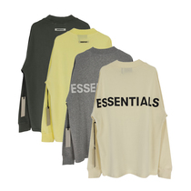 FOG long sleeve T-shirt fear of god essentials limited 3M reflective couple casual High Street base shirt
