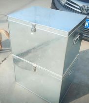 Iron box Iron box Large toolbox trunk storage box Storage box Custom-made white iron box