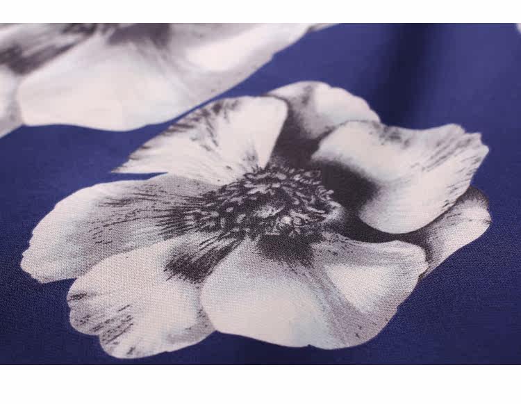 春秋女装中长款半身裙春中长裙韩版印花裙子大