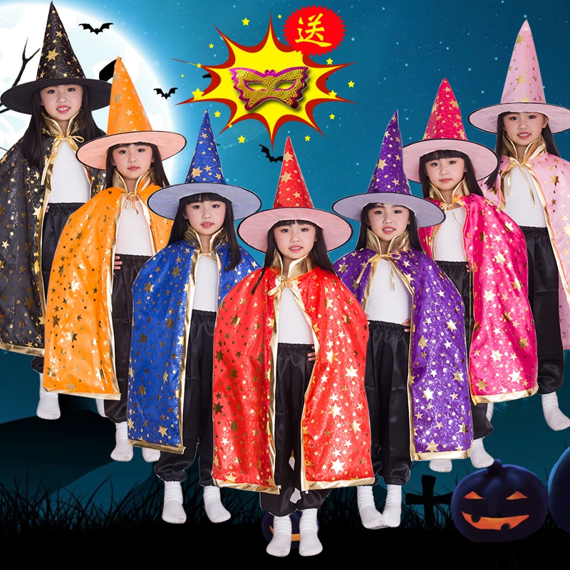 Halloween Children's clothing kindergarten Five Star Beatles Cos suit the boy who plays the devil girl witch