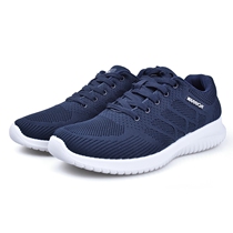 Back Force Running Shoes Breathable Non-slip Male style Students sneakers double net flying fabric Four Seasons Driving travel shoes